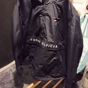 Tommy Hilfiger Black Windbreaker Jacket